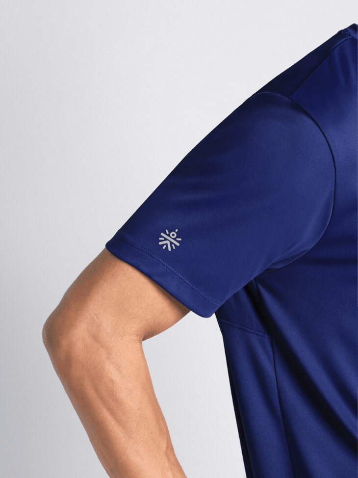 Men's Blue Night Escape Running T-shirt