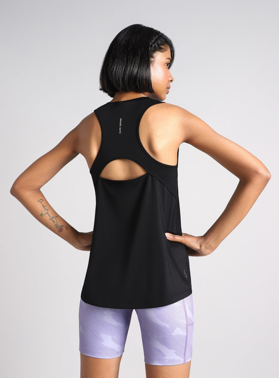 Women's Black Dark Series Speed Run Tank