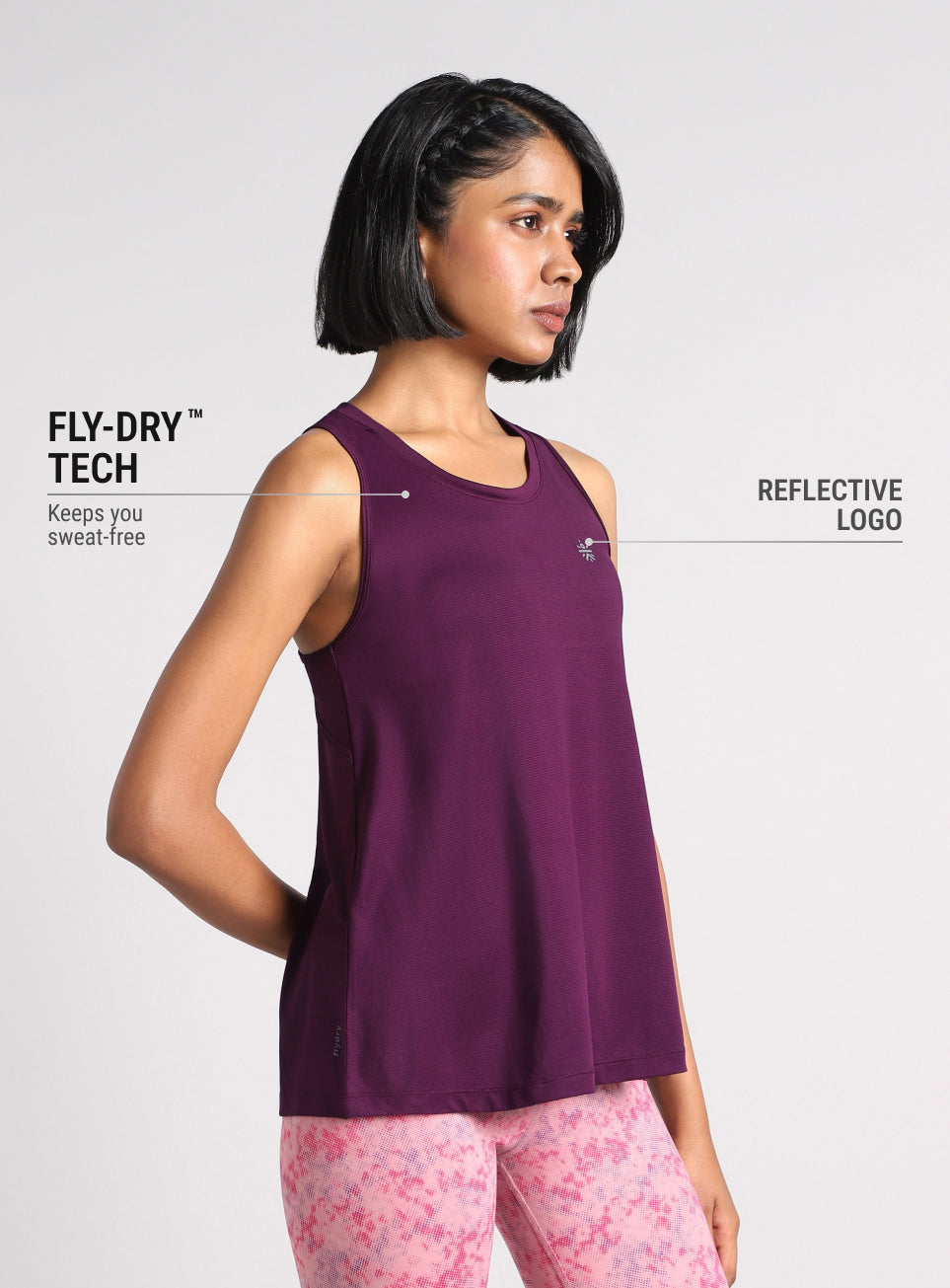 Women's Maroon Dark Series Speed Run Tank