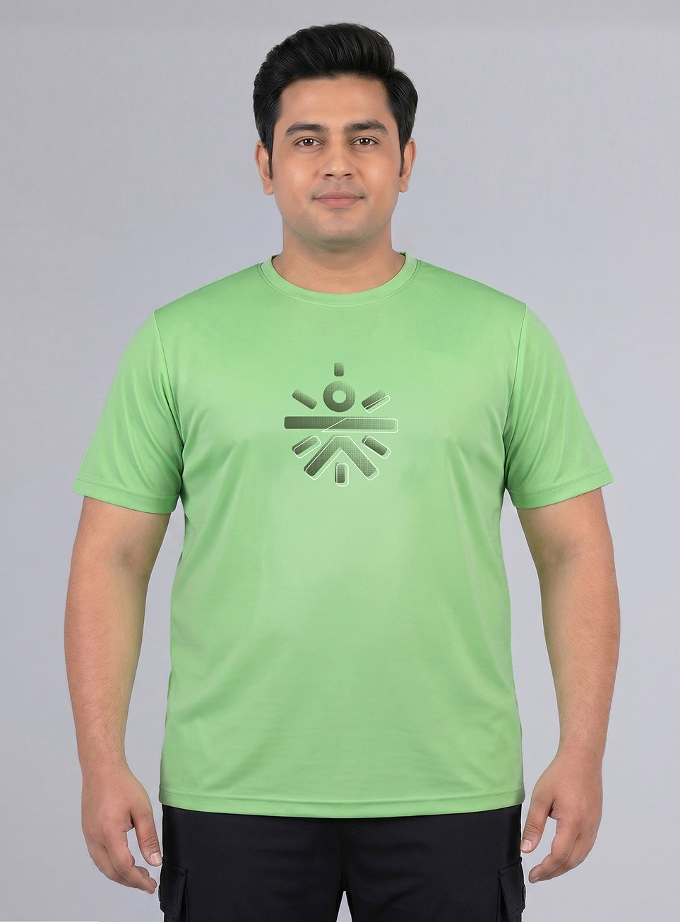 Men's Lime Cult Training Essential Plus Size T-shirt