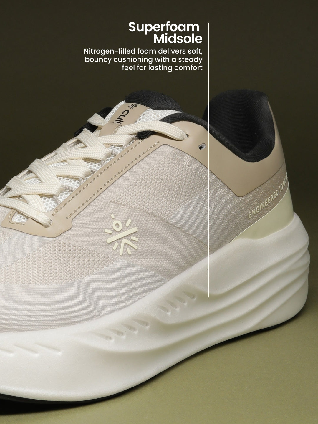 cult Men's BYOND Pro Running Shoes - Beige