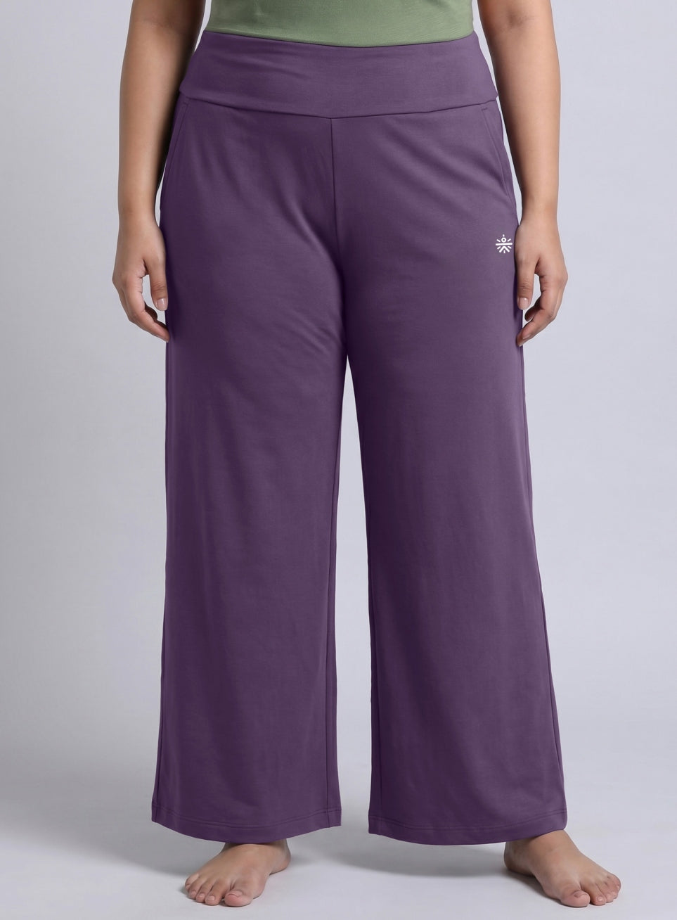 Women's Purple Flow Yoga plus size Pants