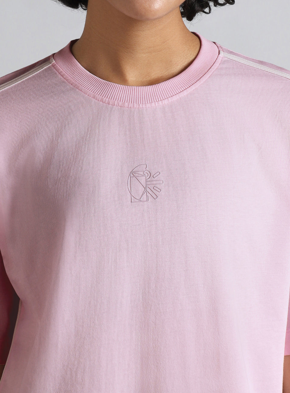 Women's Pink Cult Logomania Print Relaxed Fit T-shirt
