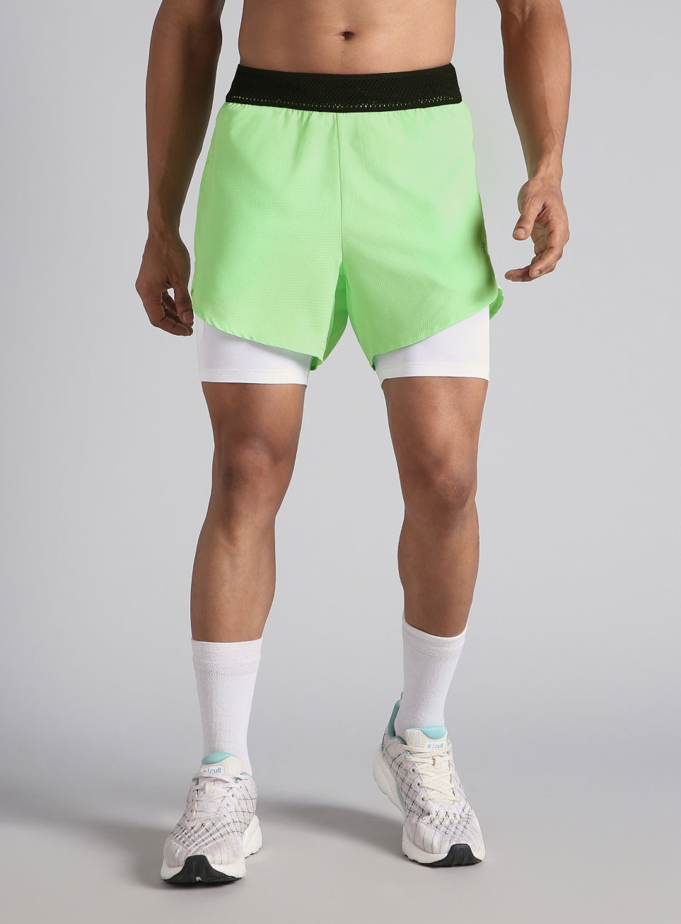Men's Lime Run the Mile CULT ZERO Shorts