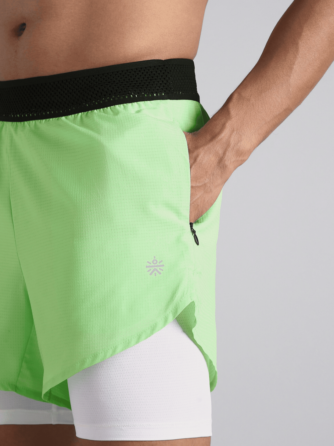 Men's Lime Run the Mile CULT ZERO Shorts