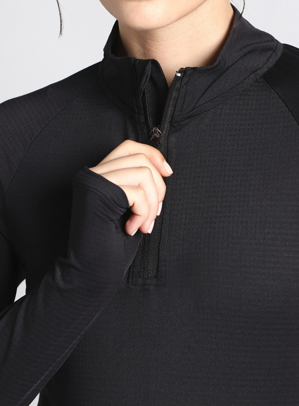 Women's Black After Dark Full Sleeve Running T-shirt