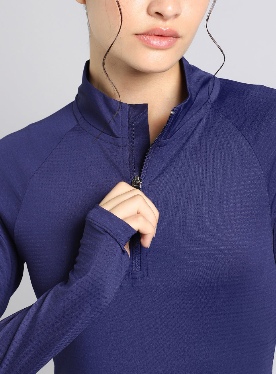 Women's Navy After Dark Full Sleeve Running T-shirt