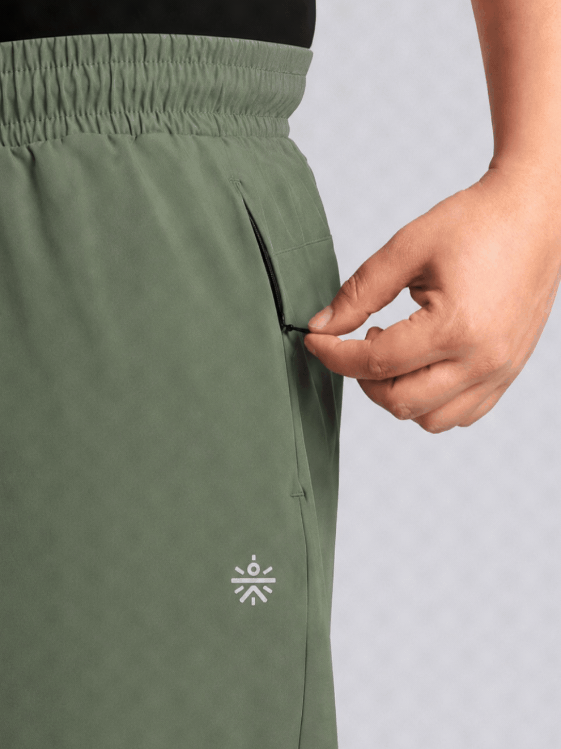 Men's Olive Runner's Essential Plus Size Trackpants
