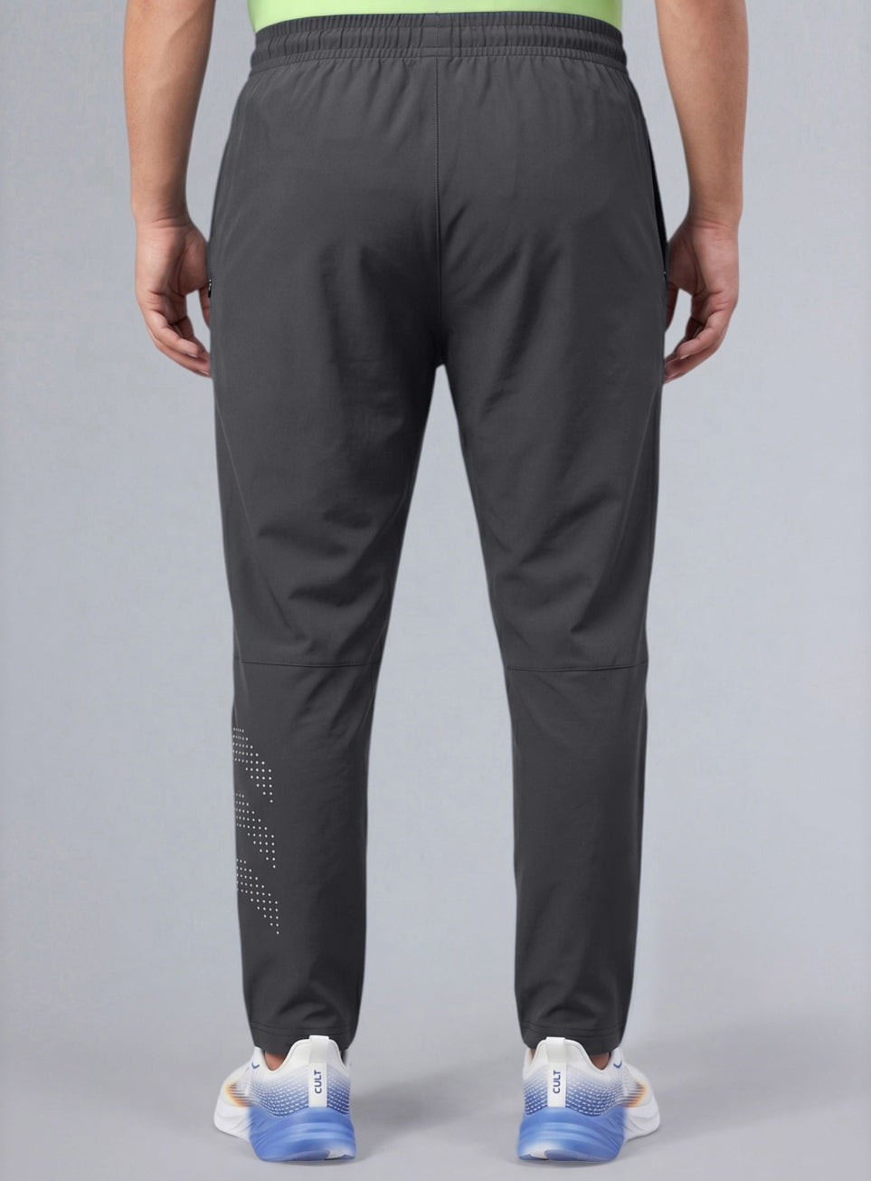 Men's Grey Ultimate Running Plus Size Trackpants
