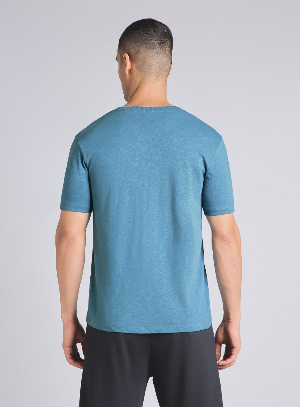Men's Teal Cult Printed All-Day Play T-shirt