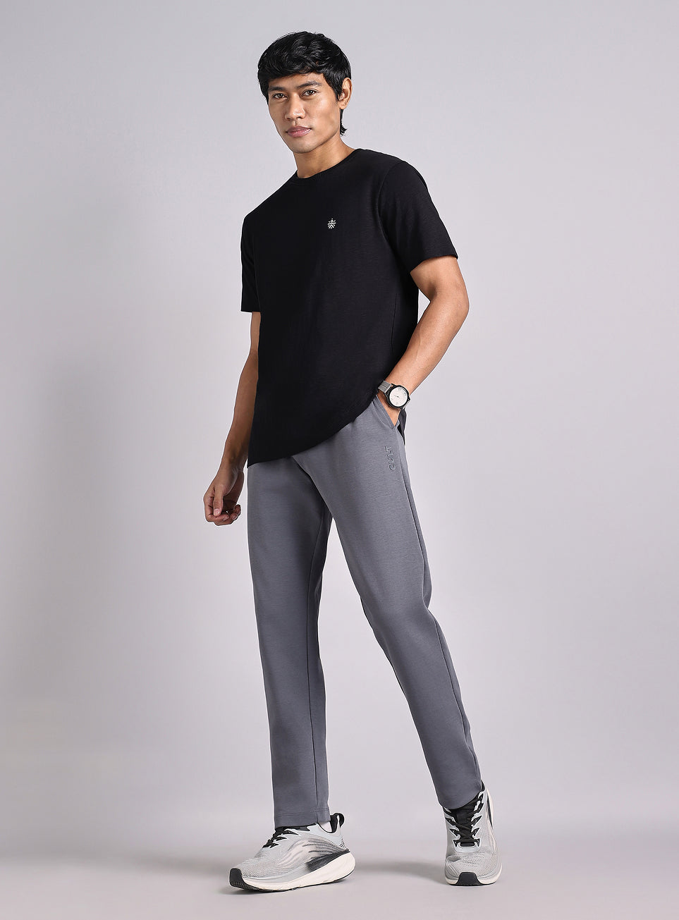 Men's Black Logo Mania Back Print Tshirt