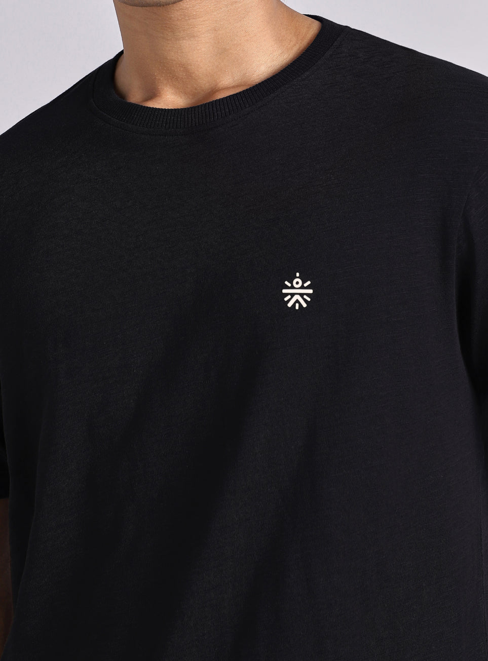 Men's Black Logo Mania Back Print Tshirt