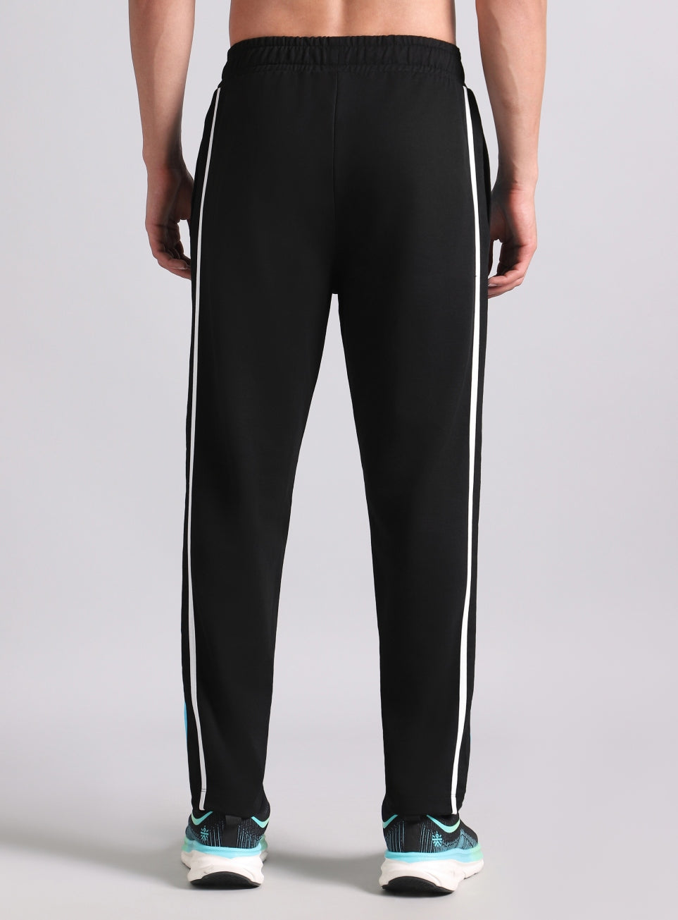 Men's Black Contrast playday Trackpant