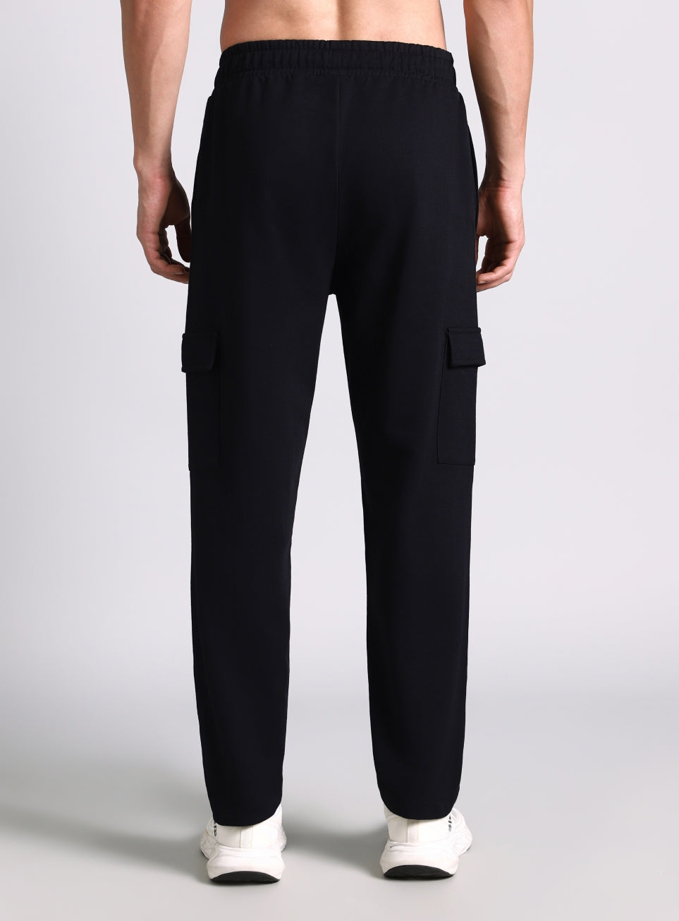 Men's Black Play In-Out Trackpants