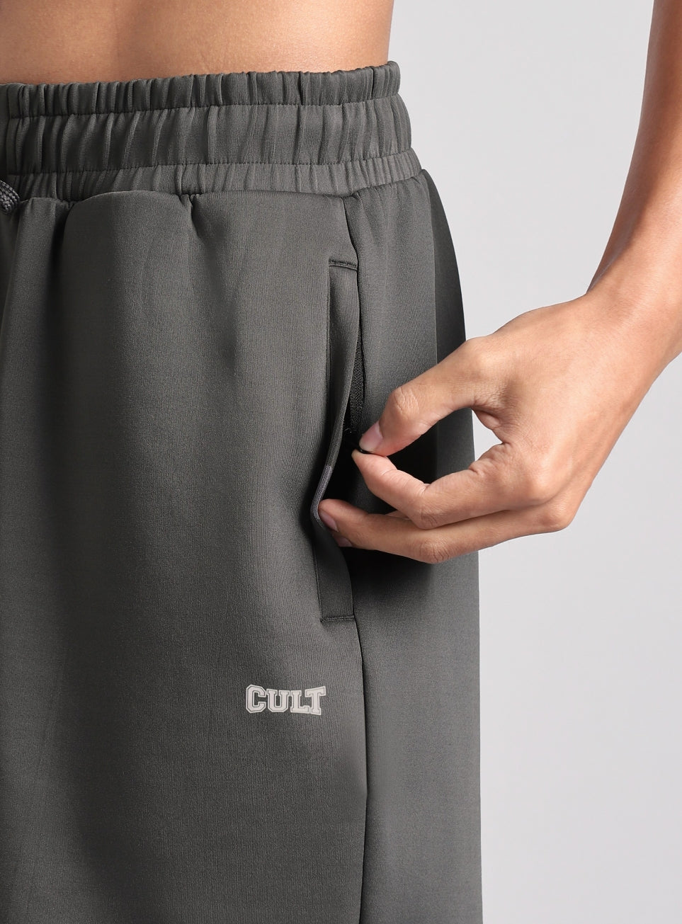 Men's Dark Grey Fight Mode Boxing Shorts