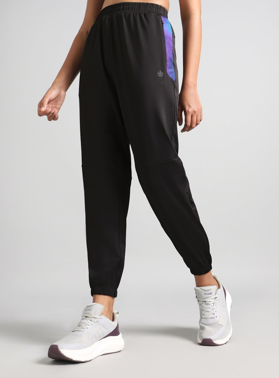 Women's Grey Halo Night Run Joggers
