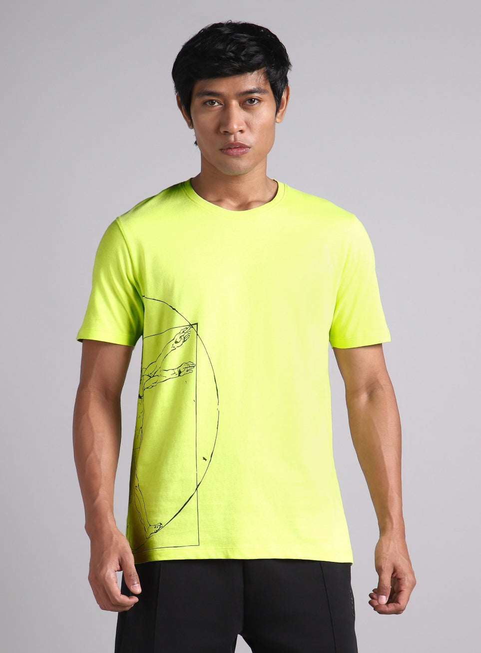 Men's Lime Signature V-Man T-shirt