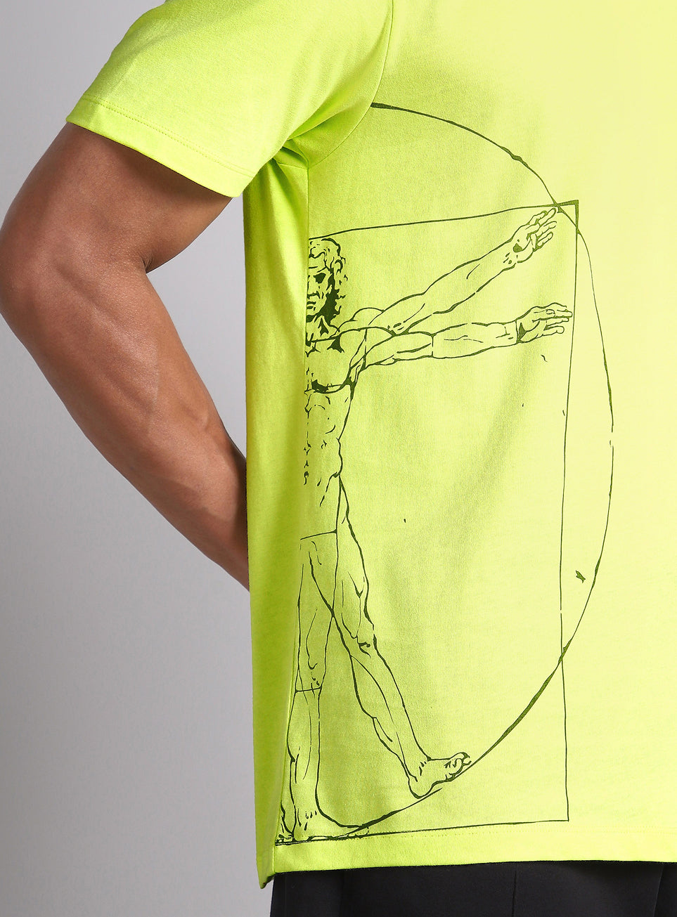 Men's Lime Signature V-Man T-shirt