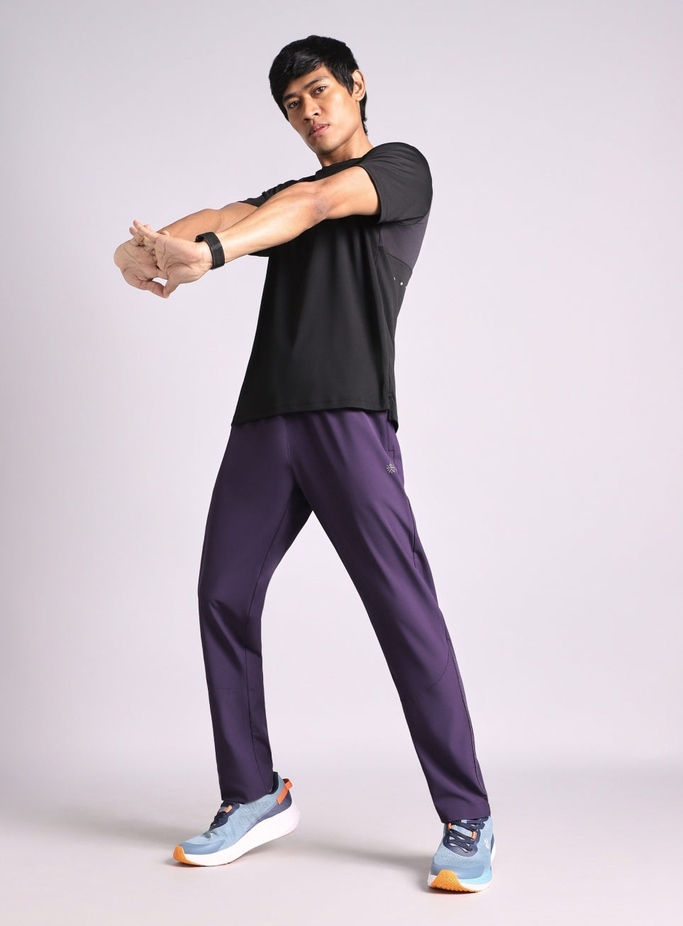 Men's Purple Speed Run Trackpants