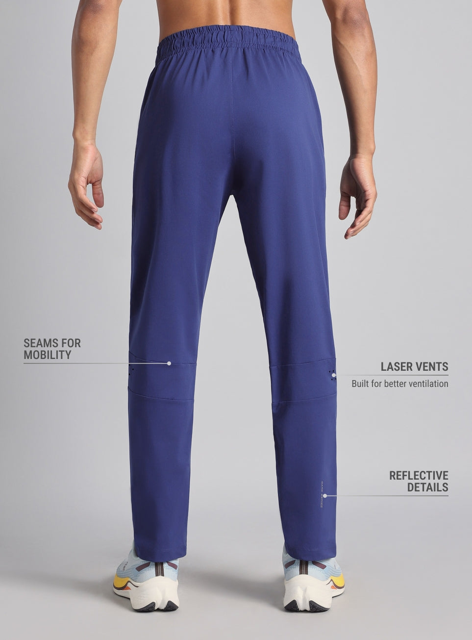 Men's Blue Dark Series Running Trackpants