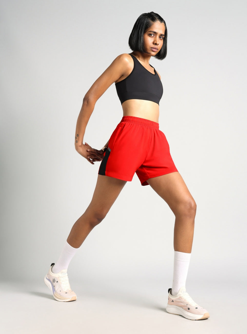 Women's Red Moonlight Running Shorts