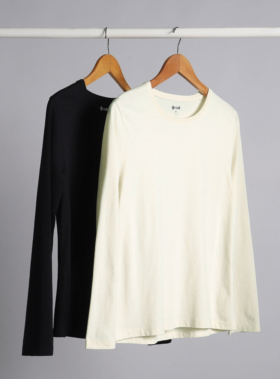 Women's Cult Essential Cotton Pack of 2 Full Sleeve T-Shirts