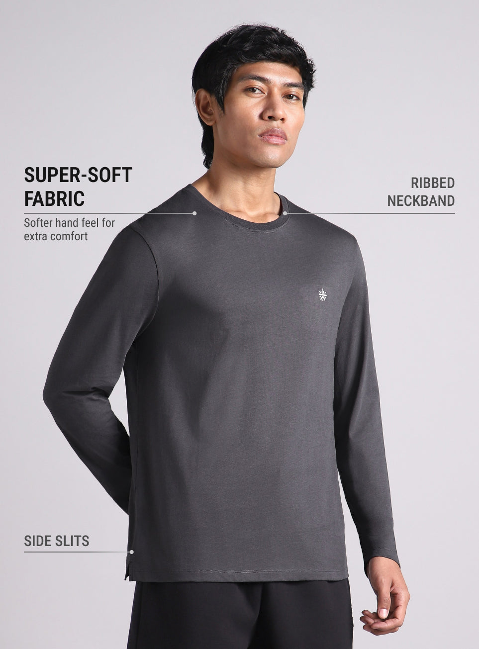 Men's Cult Essential Cotton Pack of 2 Full Sleeve T-shirts