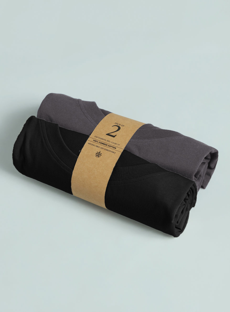 Men's Cult Essential Cotton Pack of 2 Full Sleeve T-shirts