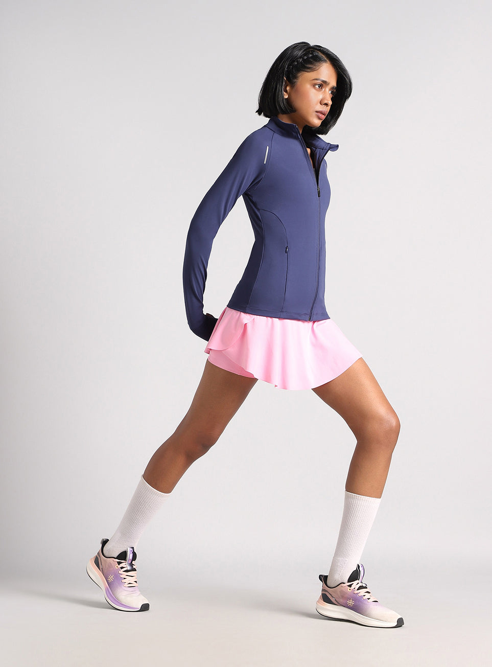 Women's Blue Performance Training Essential Jacket