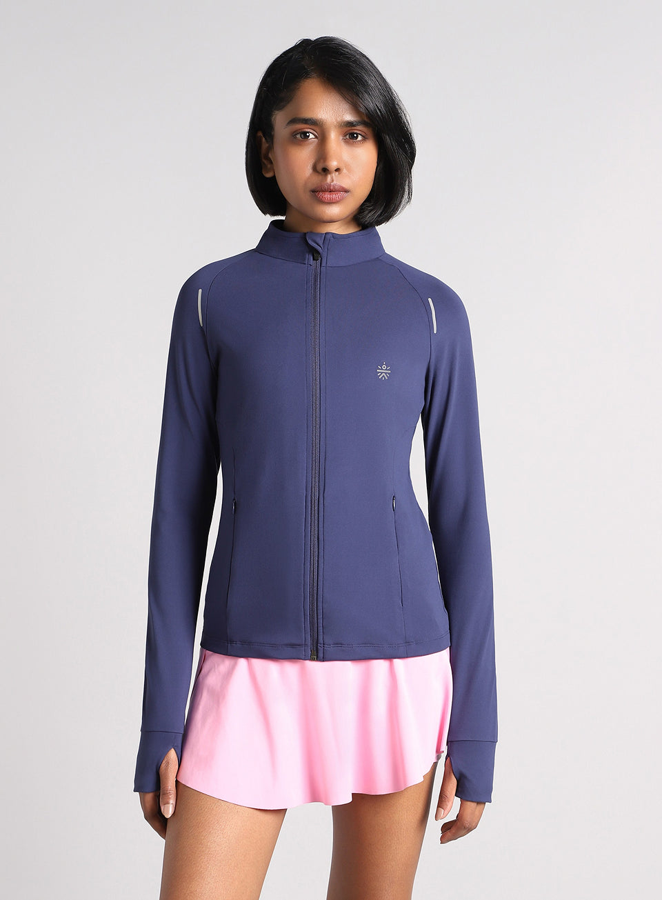 Women's Blue Performance Training Essential Jacket