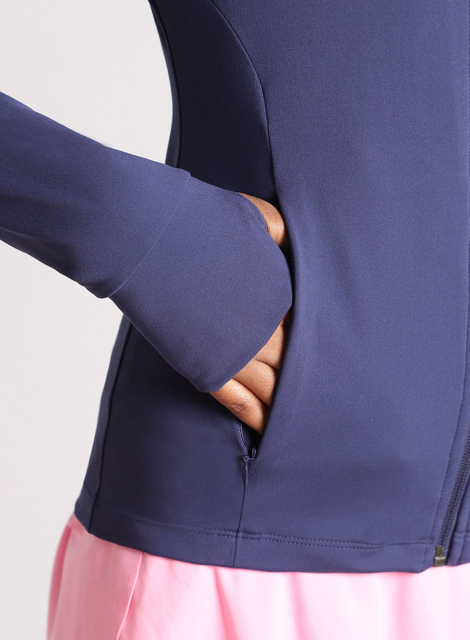 Women's Blue Performance Training Essential Jacket
