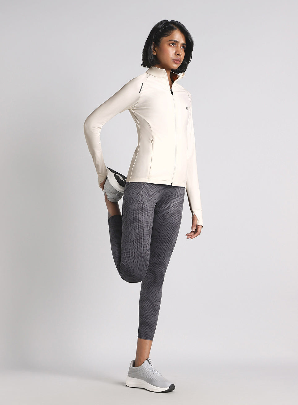 Women's White Performance Training Essential Jacket