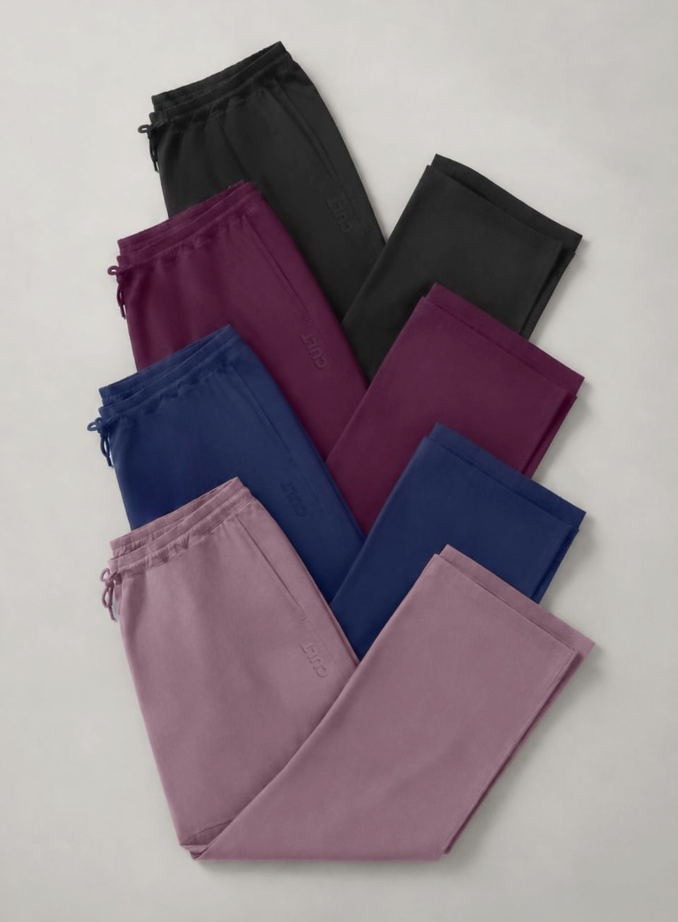 Men's Purple Luxe Fleece Relaxed Fit Trackpants