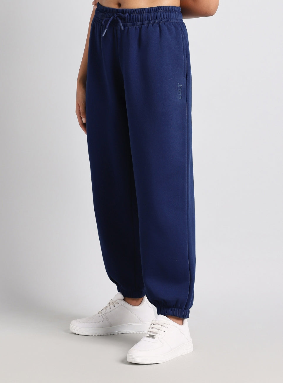 Women's Navy Luxe Fleece Relaxed Fit Joggers