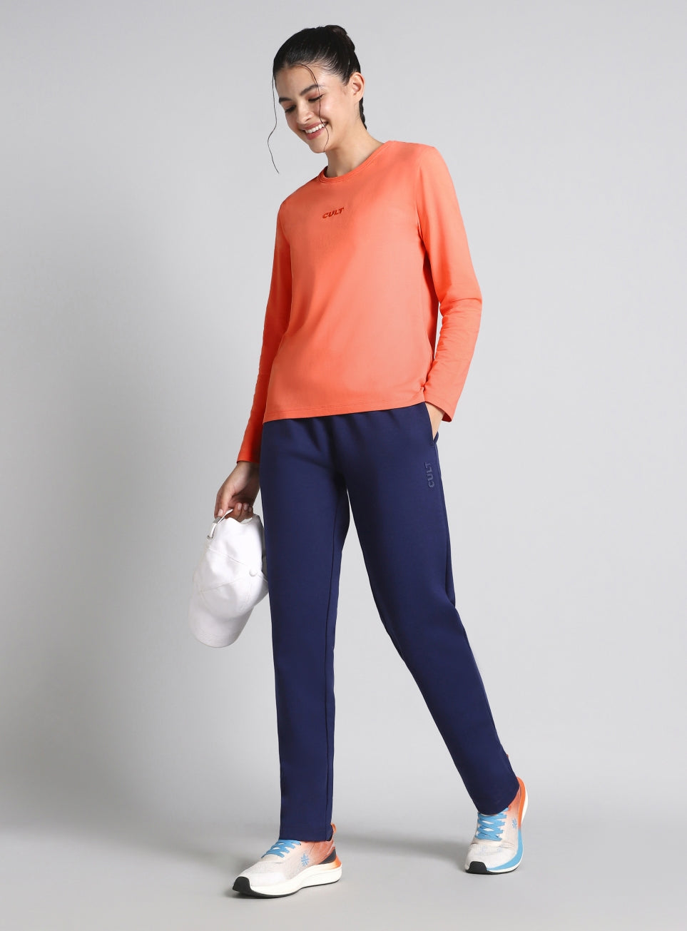 Women's Coral Soft Form Classic Full Sleeves T-shirt
