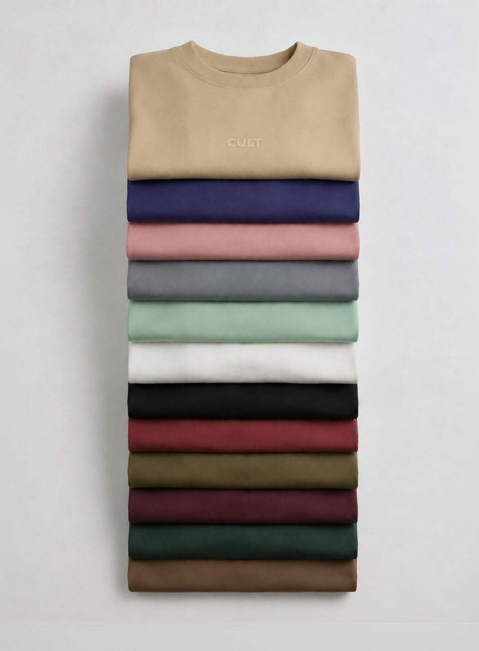 Men's Brown Soft Form Oversized T-shirt