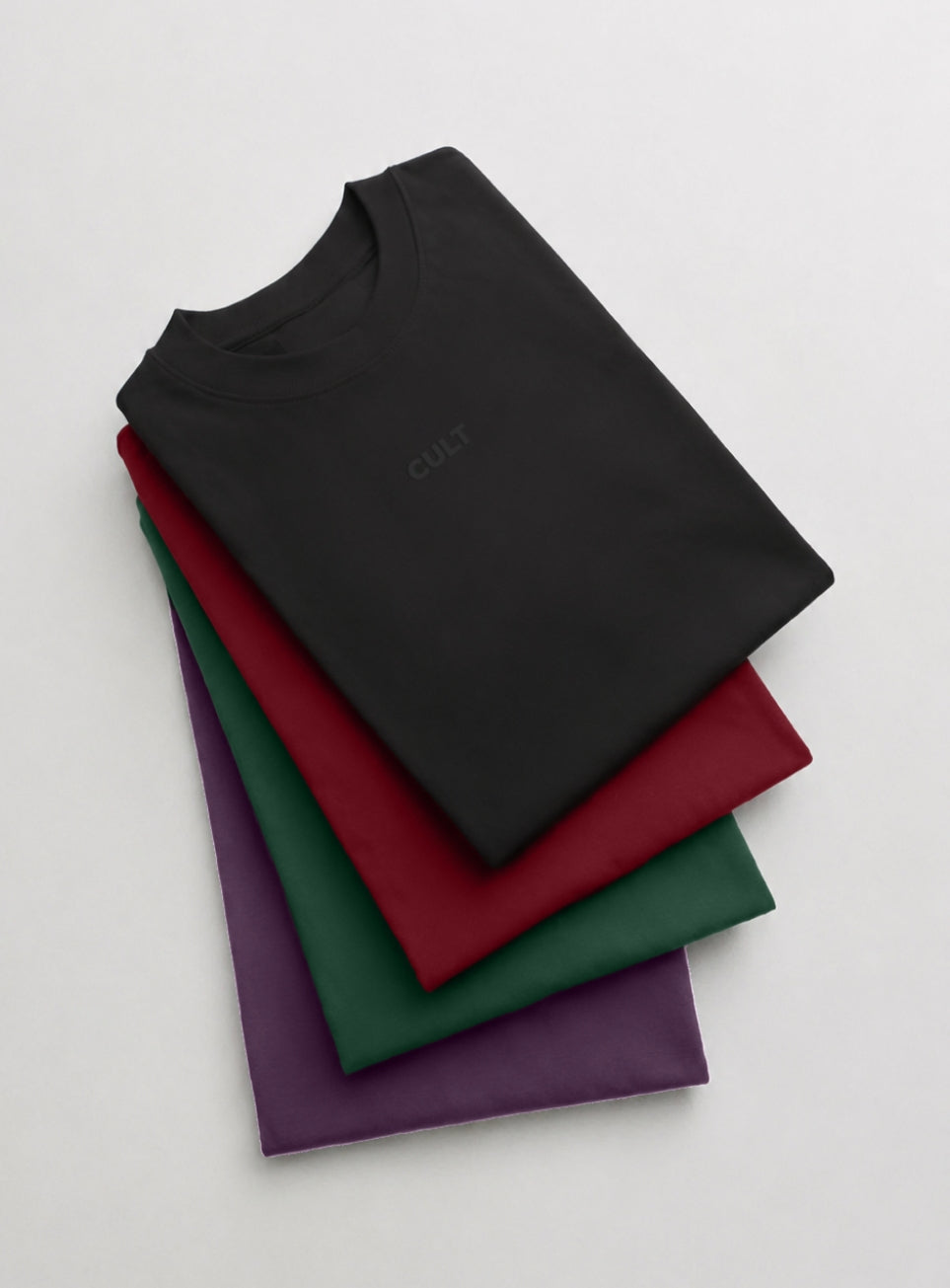 Men's Green Soft Form Full Sleeve Comfort T-shirt