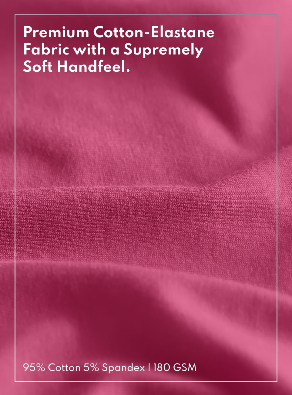 Women's Pink Soft Form Snug T-shirt