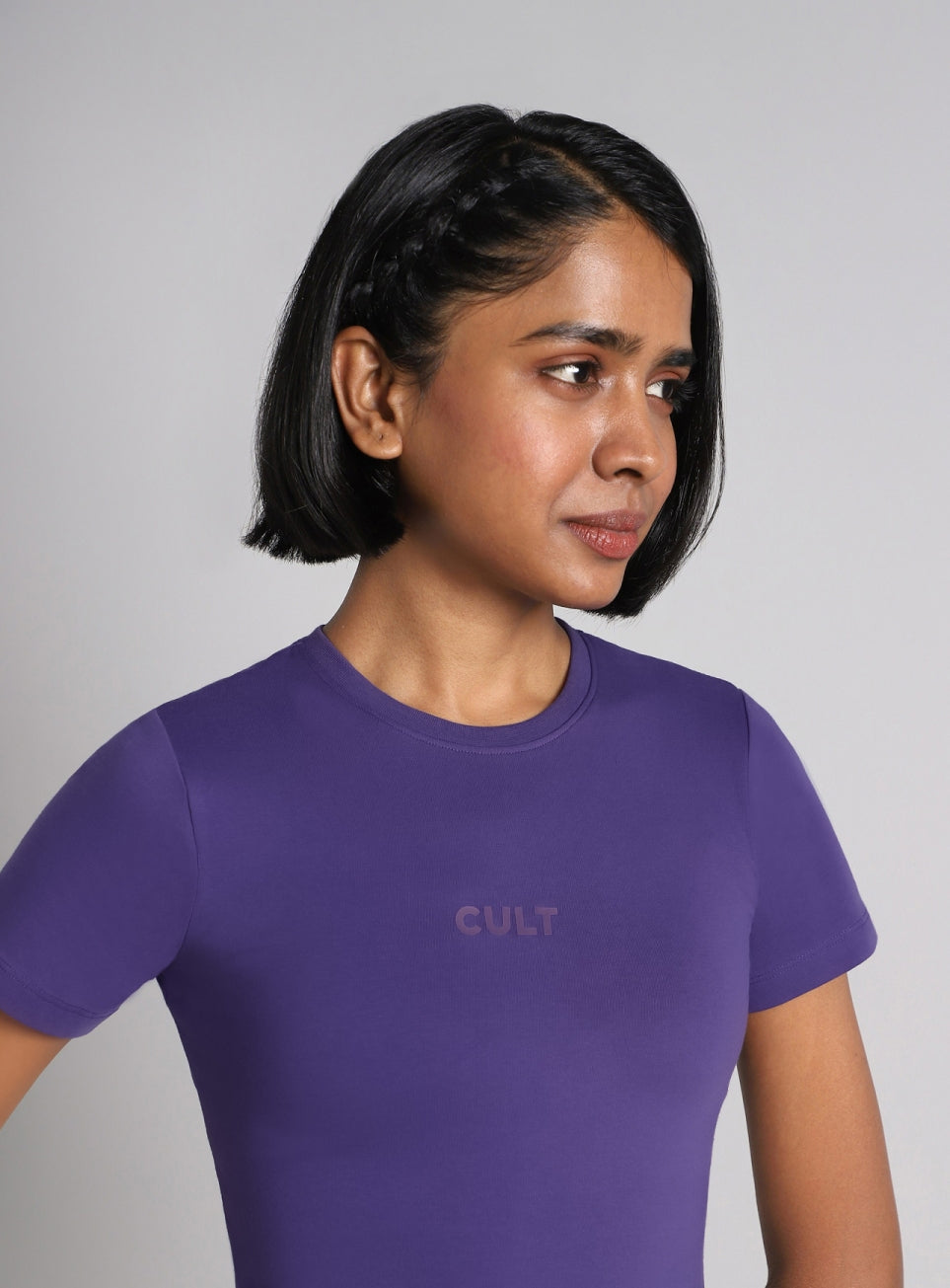 Women's Purple Soft Form Snug T-shirt