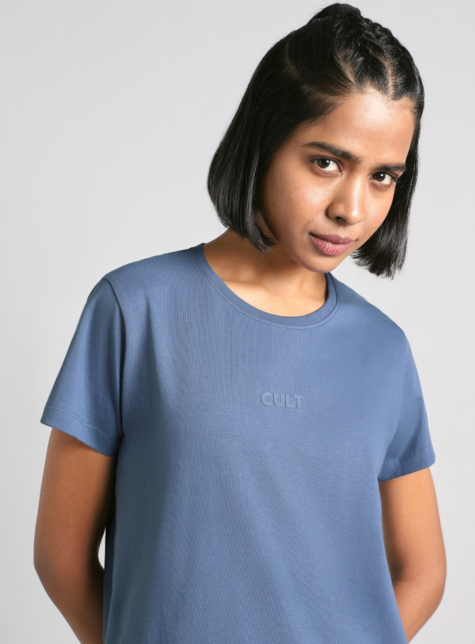 Women's Blue Soft Form Classic T-shirt