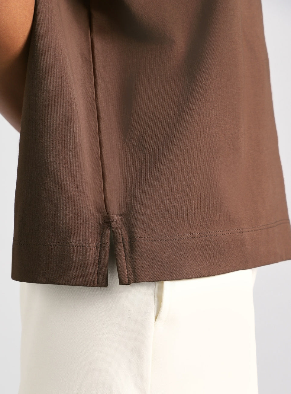 Women's Brown Soft Form Easy Fit Everyday T-shirt