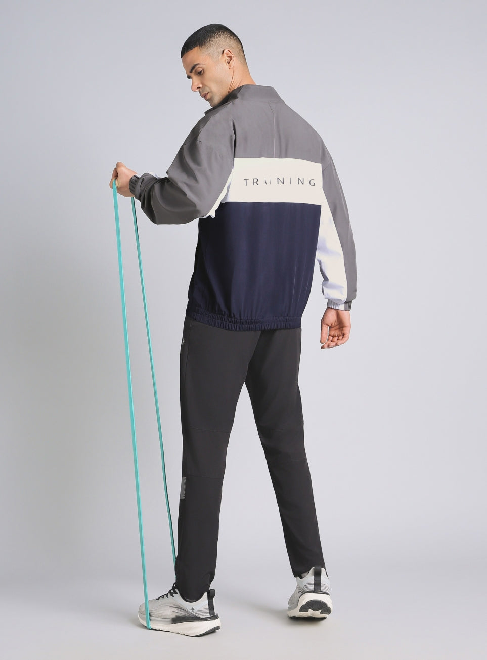 Men's Multicolour Training Relaxed Fit Layering Jacket