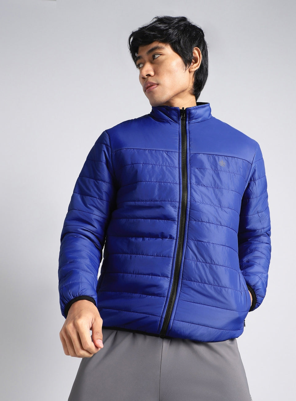 Men's Multicolor Performance Reversible Puffer Jacket