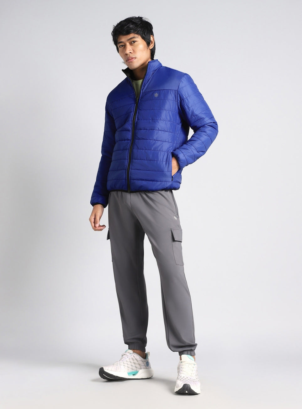 Men's Multicolor Performance Reversible Puffer Jacket