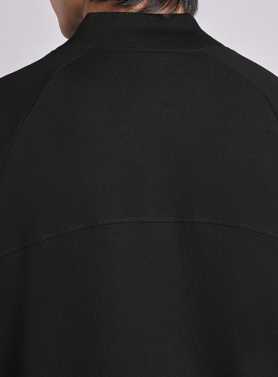 Men's Black Training Plus Size Bomber Jacket