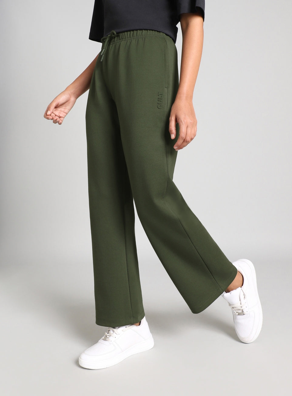 Women's Olive Ultra Luxe Classic Trackpants