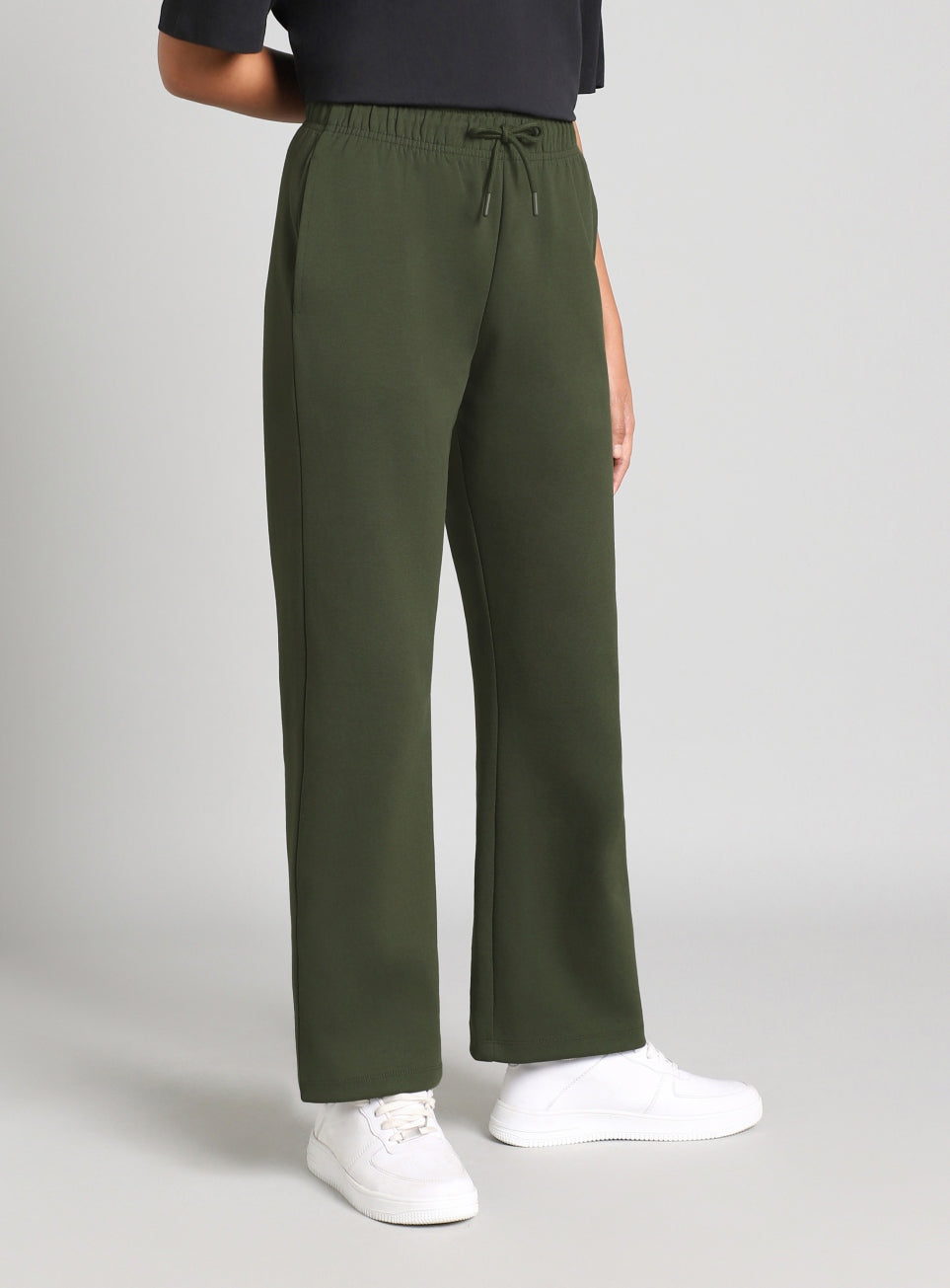 Women's Olive Ultra Luxe Classic Trackpants