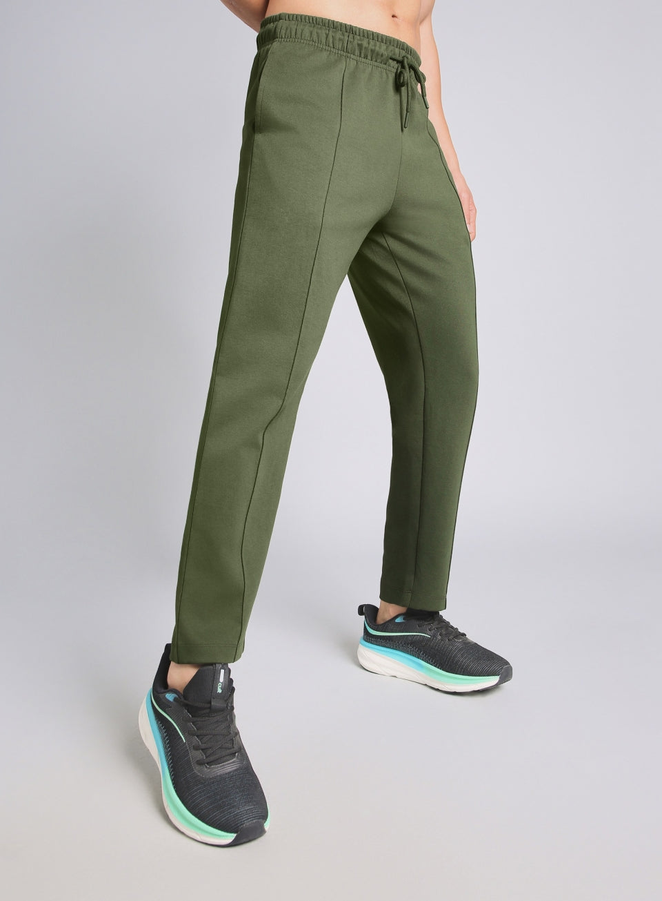 Men's Green Ultra Luxe Tailored Trackpants