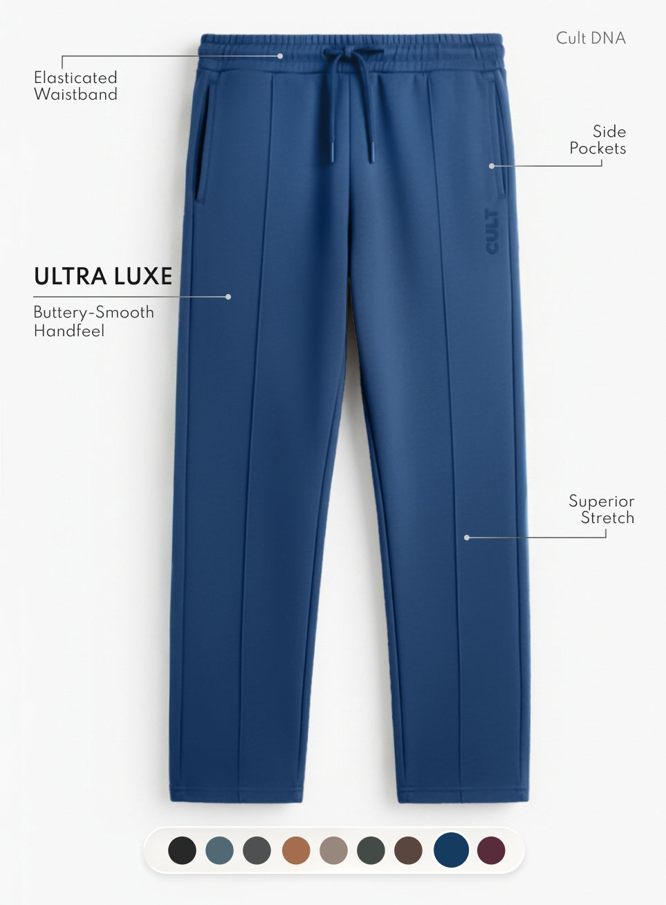 Men's Navy Ultra Luxe Tailored Trackpants