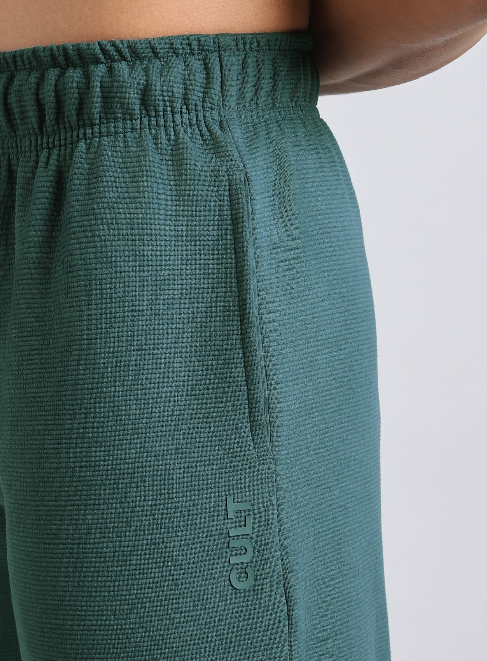 Men's Teal Luxe Form Classic Trackpants
